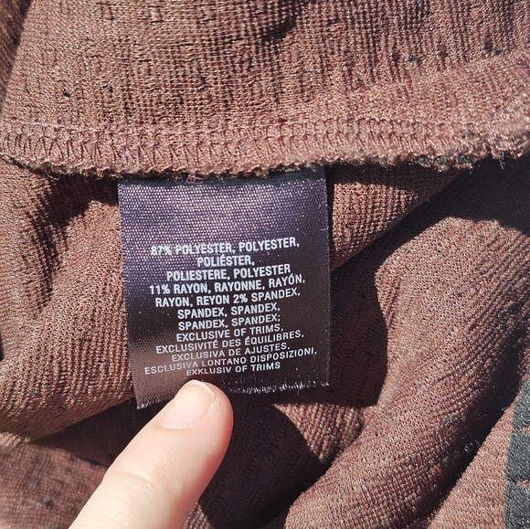 Maeve black & brown structured dress - Picture 4 of 10